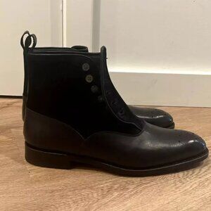 J Fitzpatrick Westlake Button Boot - Black